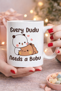 Every Dudu Needs a Bubu – Cute Panda Love Mug