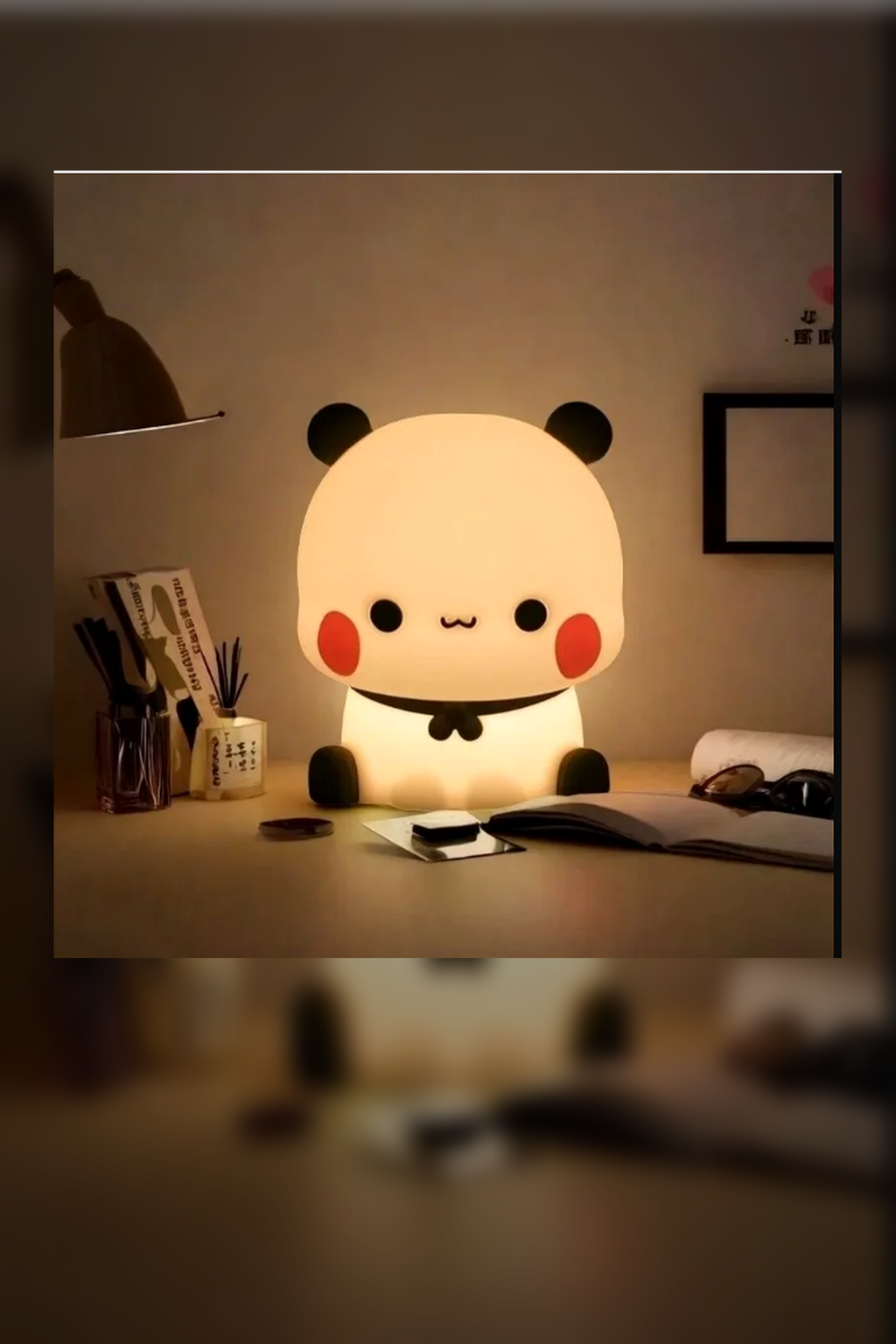 Cute Bubu LED Panda Keychain